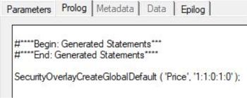 security overlay global default