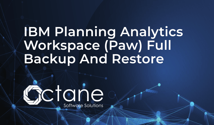 IBM Planning Analytics Workspace (Paw) Full Backup and Restore